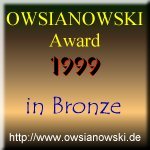 OWSIANOWSKI-Award in Bronze
