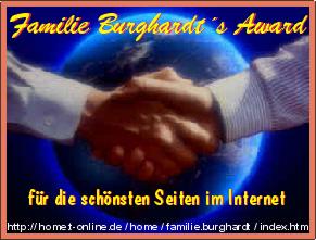 Familie Burghardt´s Award